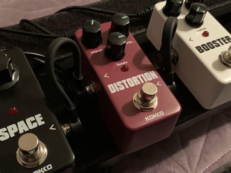 budget distortion guitar pedals